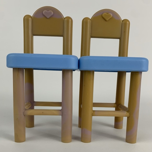 Vintage Little Tikes Refrigerator Sink Stove Stools My Size Barbie Dollhouse Set - Picture 14 of 16